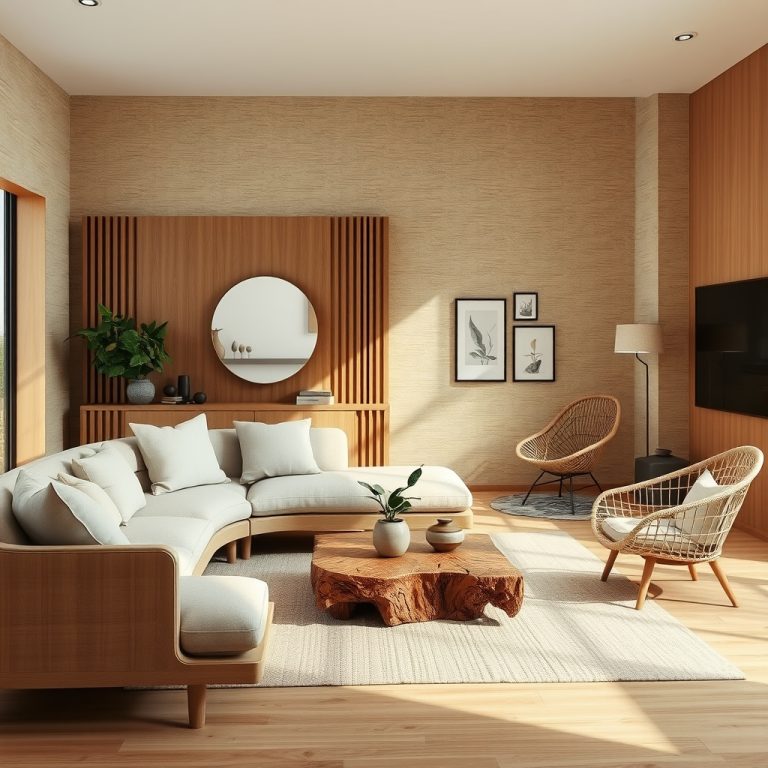 Harmony at Home: Blending Japandi Serenity with Biophilic Design for a Sustainable Living Space