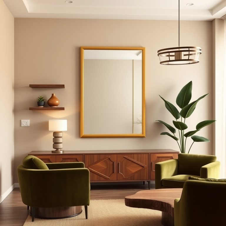 Minimalist Living Rooms Reimagined: The Power of Art Deco Accents and Hidden Storage