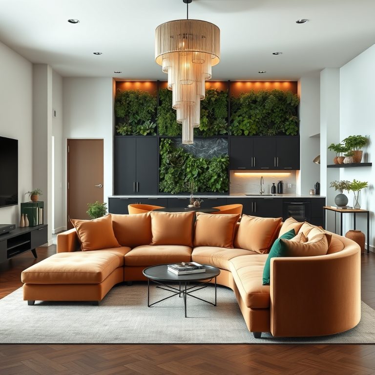 The Elegance of Multi-Functional Spaces: How Curved Sofa Designs and Hidden Storage Define Modern Living