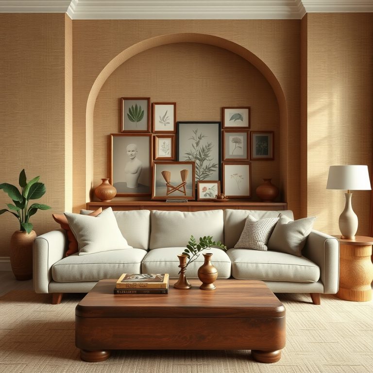 The Art of Soft Maximalism: Blending Japandi Serenity with Vintage Accents and Curved Elegance