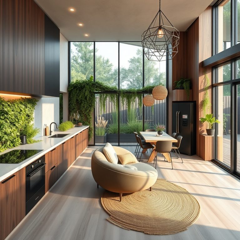 The Future of Home Aesthetics: How Smart Kitchen Technology and Biophilic Design Create a Seamless Living Experience