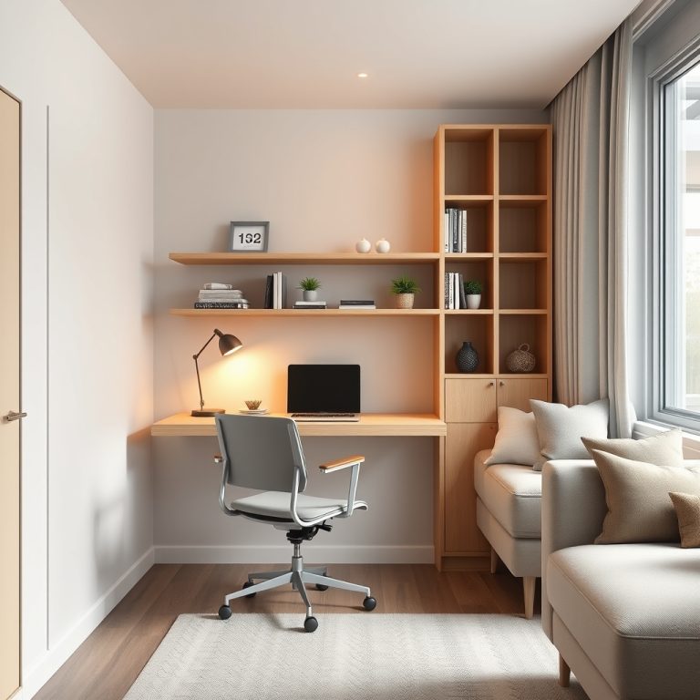 Home Office Zoning in Small Spaces: Designing Productive and Inspiring Work Nooks