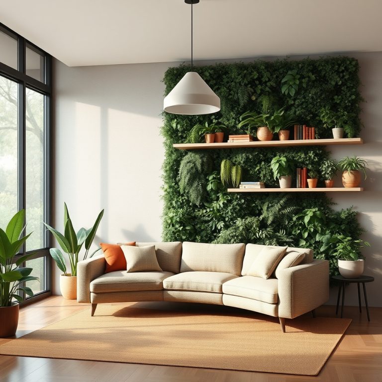 The Art of Modern Tranquility: How Biophilic Decor and Floating Wall Shelves Create a Harmonious Home