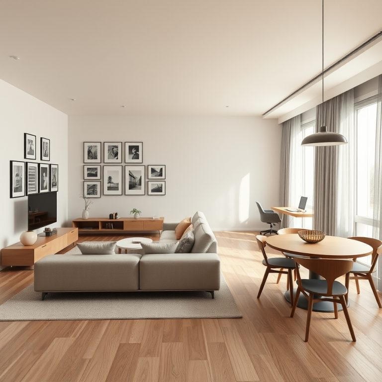 Visual Balance Design: Creating Harmony and Flow in Multi-Functional Rooms